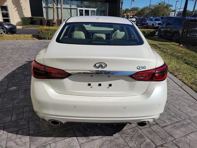 used 2022 INFINITI Q50 car, priced at $30,225