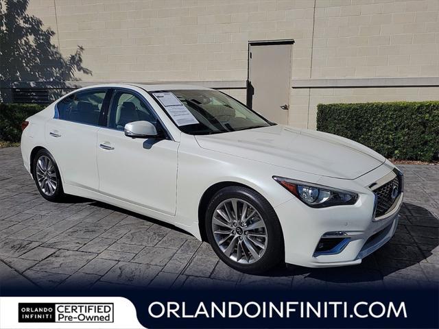 used 2022 INFINITI Q50 car, priced at $30,225