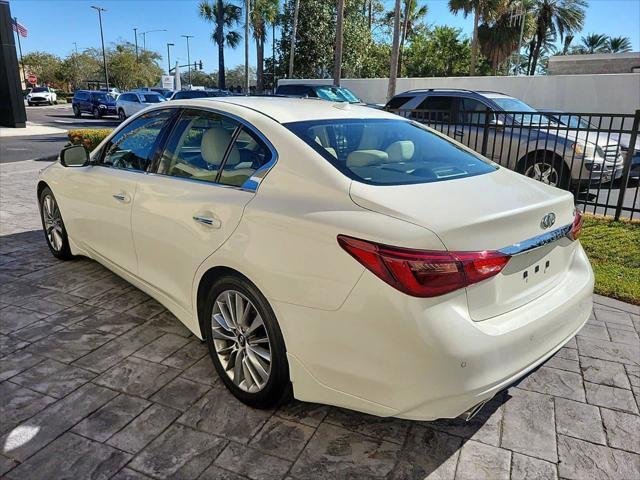 used 2022 INFINITI Q50 car, priced at $30,225