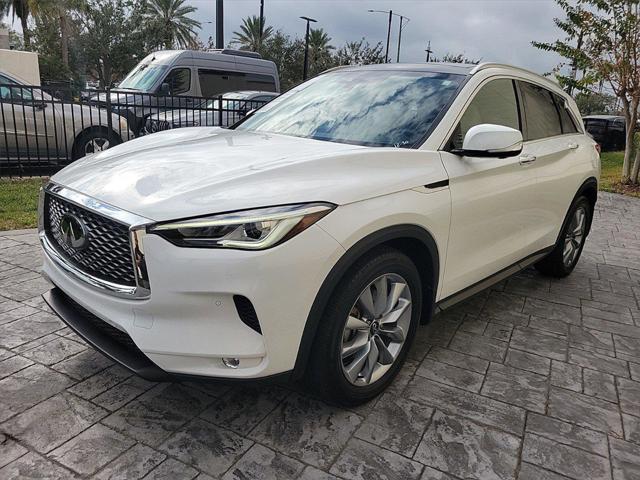 used 2021 INFINITI QX50 car, priced at $27,950