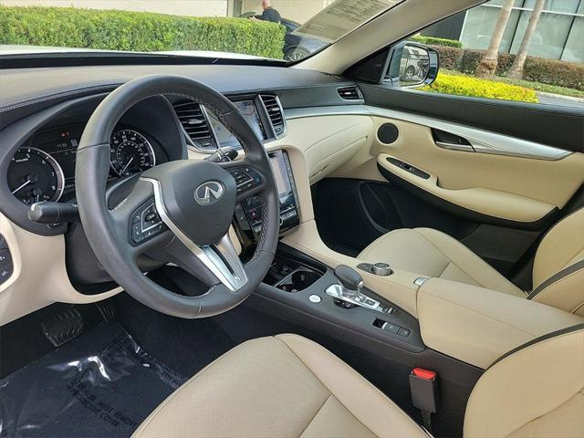 used 2021 INFINITI QX50 car, priced at $27,950