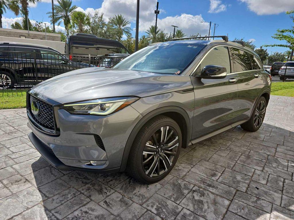 used 2022 INFINITI QX50 car, priced at $27,900