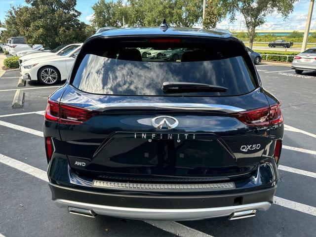 new 2025 INFINITI QX50 car, priced at $49,545