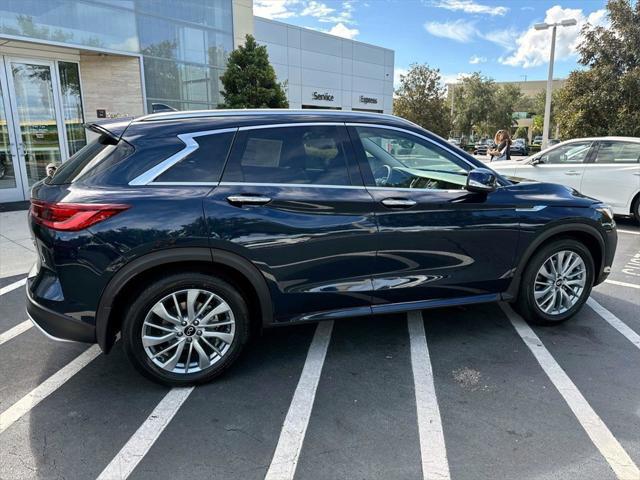 new 2025 INFINITI QX50 car, priced at $49,545