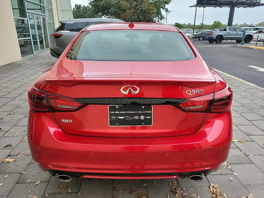 new 2024 INFINITI Q50 car, priced at $61,565