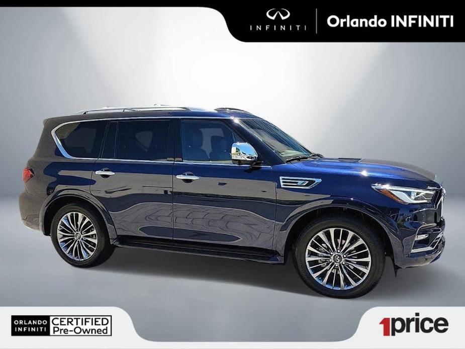 used 2021 INFINITI QX80 car, priced at $49,900