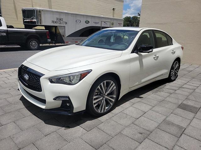 new 2024 INFINITI Q50 car, priced at $53,163