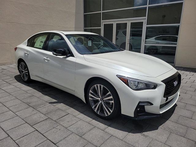 new 2024 INFINITI Q50 car, priced at $53,163