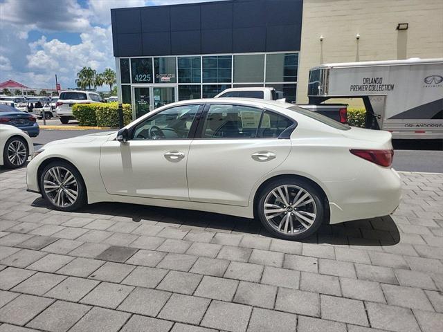 new 2024 INFINITI Q50 car, priced at $53,163