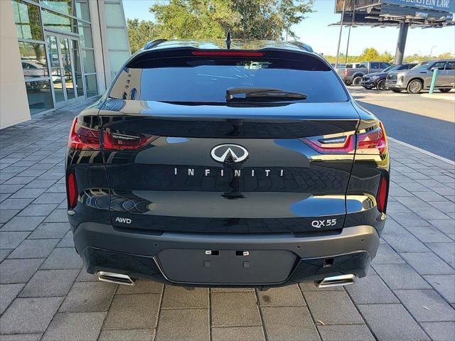 new 2025 INFINITI QX55 car, priced at $61,340