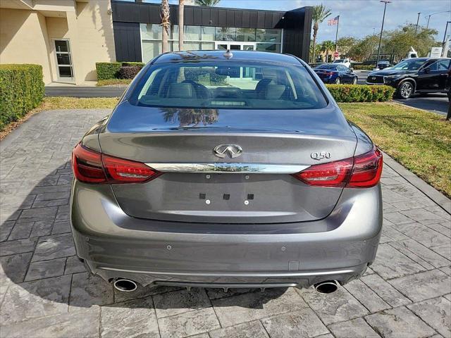 used 2024 INFINITI Q50 car, priced at $35,600