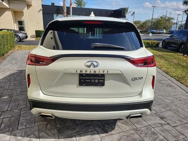 used 2022 INFINITI QX50 car, priced at $27,335