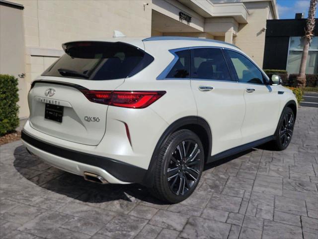 used 2022 INFINITI QX50 car, priced at $27,335