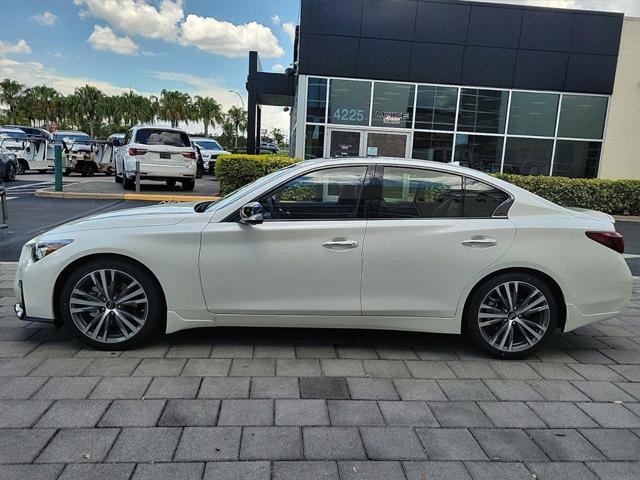 new 2024 INFINITI Q50 car, priced at $51,698