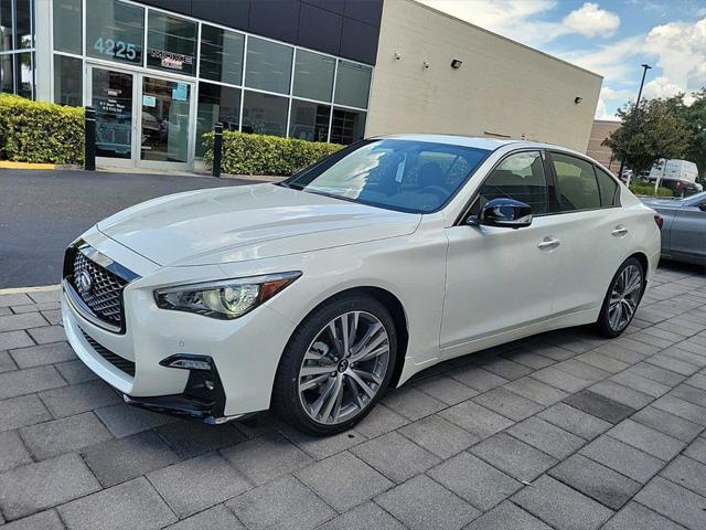 new 2024 INFINITI Q50 car, priced at $51,698