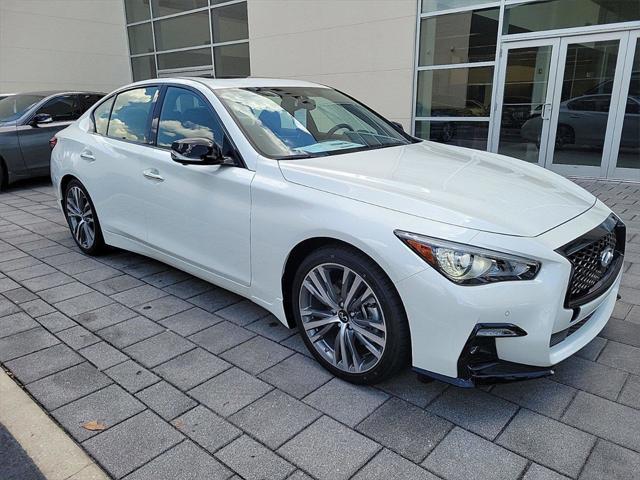 new 2024 INFINITI Q50 car, priced at $51,698