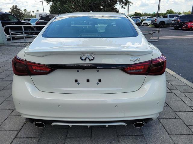 new 2024 INFINITI Q50 car, priced at $51,698