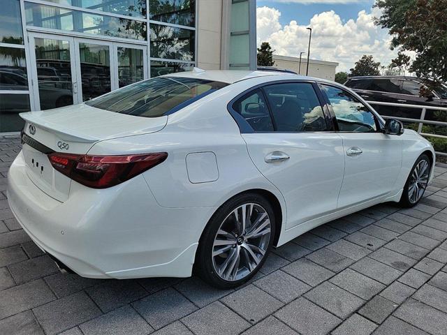 new 2024 INFINITI Q50 car, priced at $51,698