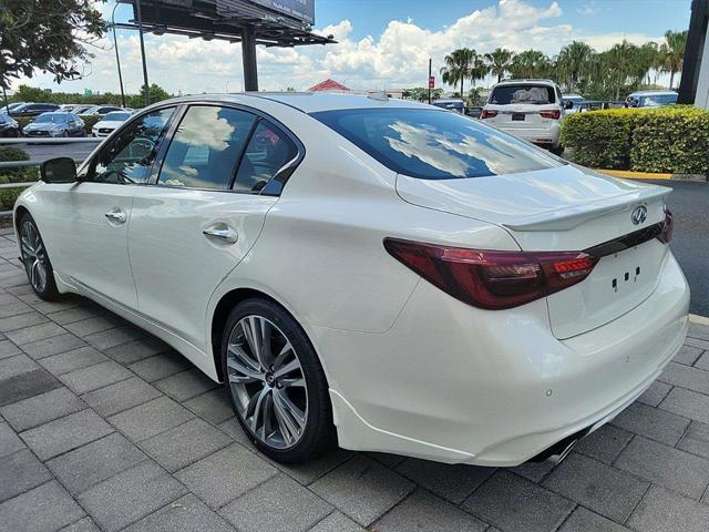 new 2024 INFINITI Q50 car, priced at $51,698