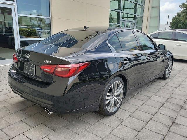 new 2024 INFINITI Q50 car, priced at $50,184