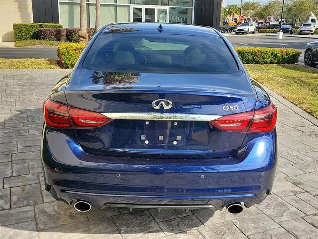 used 2022 INFINITI Q50 car, priced at $29,500