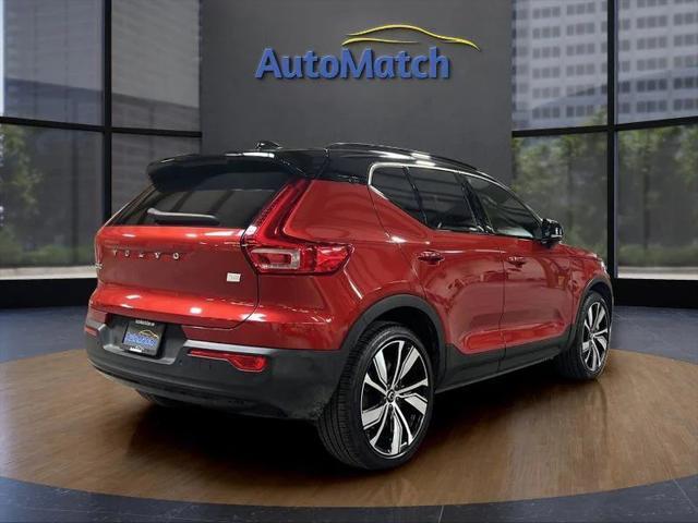 used 2022 Volvo XC40 Recharge Pure Electric car, priced at $34,995