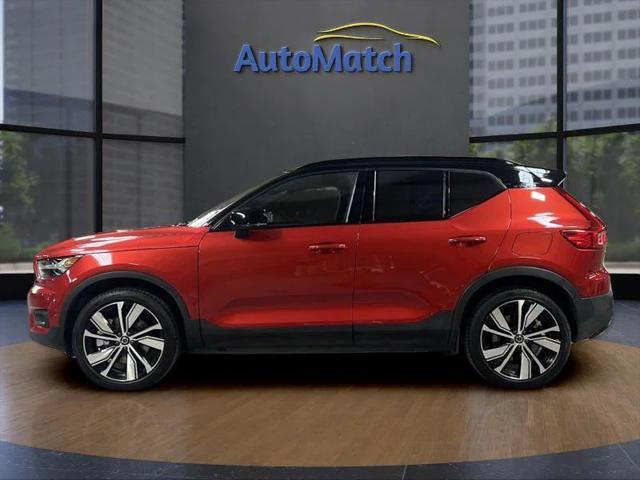 used 2022 Volvo XC40 Recharge Pure Electric car, priced at $34,995