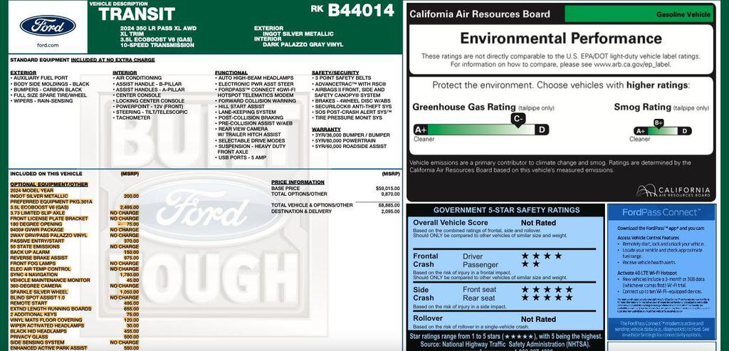 used 2024 Ford Transit-350 car