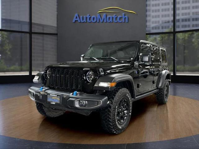 used 2023 Jeep Wrangler 4xe car, priced at $35,995