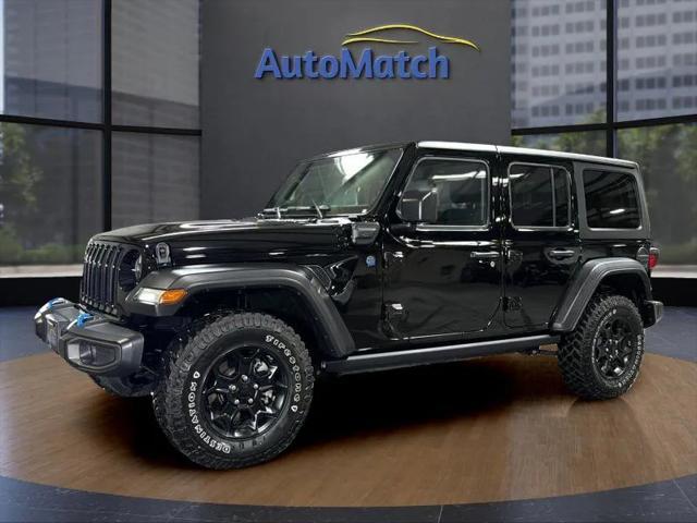 used 2023 Jeep Wrangler 4xe car, priced at $35,995