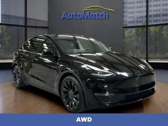used 2022 Tesla Model Y car, priced at $33,495