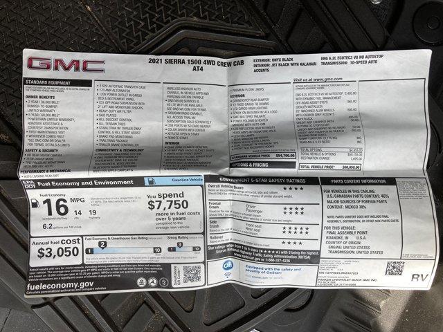 used 2021 GMC Sierra 1500 car, priced at $43,234