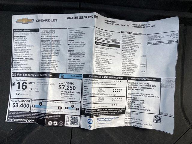 used 2024 Chevrolet Suburban car, priced at $65,752