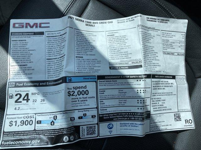 used 2021 GMC Sierra 1500 car, priced at $39,397