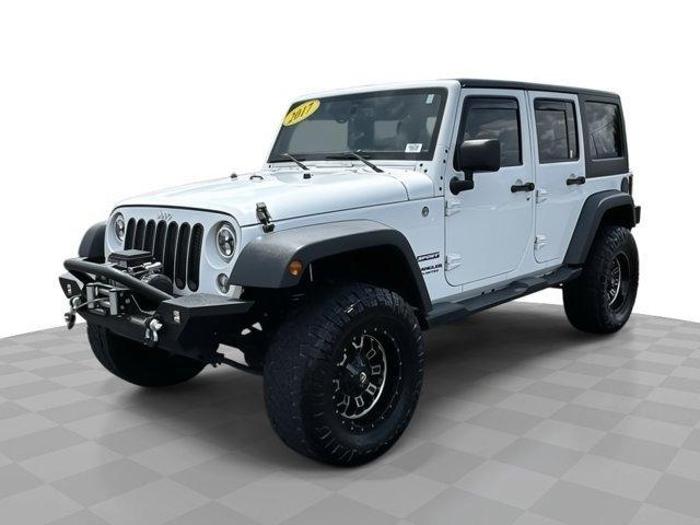 used 2017 Jeep Wrangler Unlimited car, priced at $19,596