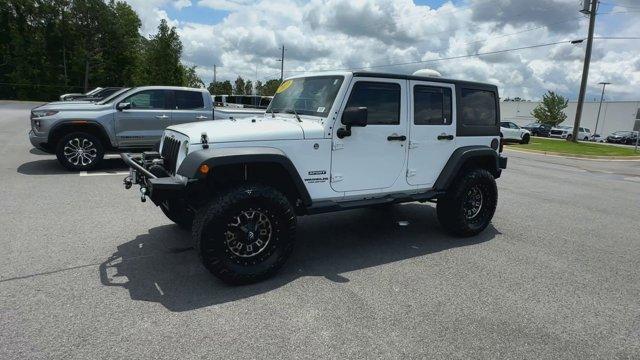 used 2017 Jeep Wrangler Unlimited car, priced at $19,596