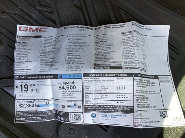 used 2024 GMC Canyon car, priced at $44,050