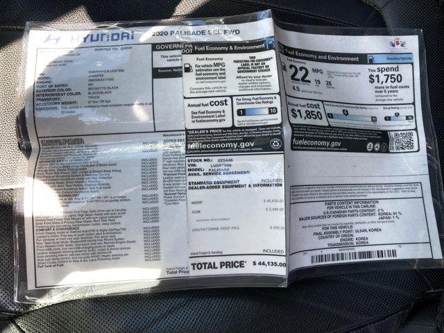 used 2020 Hyundai Palisade car, priced at $19,952