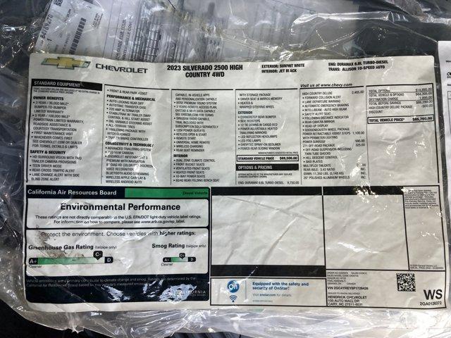 used 2023 Chevrolet Silverado 2500 car, priced at $60,089