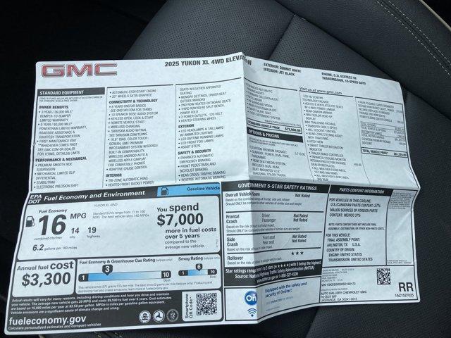 used 2025 GMC Yukon XL car, priced at $78,005