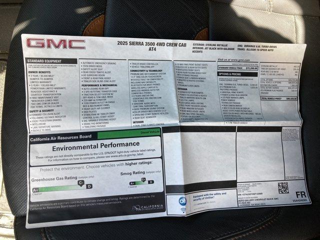 used 2025 GMC Sierra 3500 car, priced at $81,372