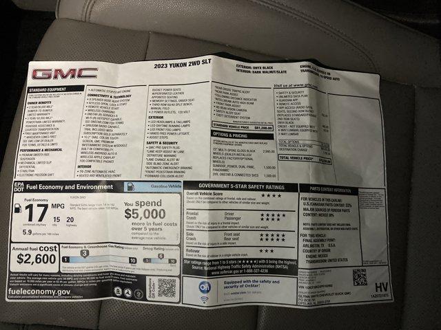 used 2023 GMC Yukon car, priced at $50,528