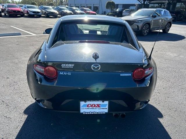 used 2021 Mazda MX-5 Miata RF car, priced at $21,750