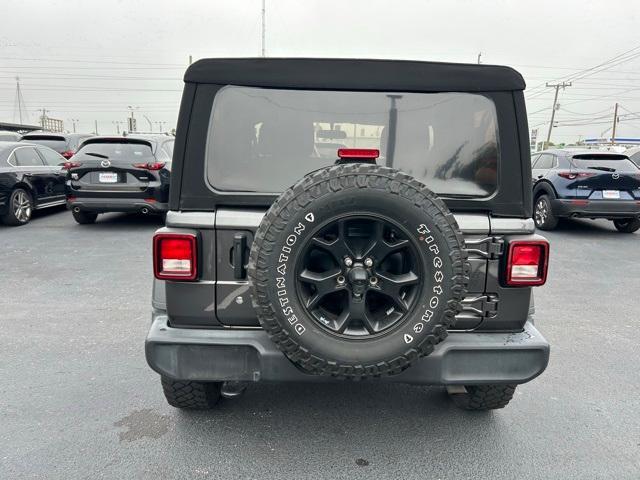 used 2020 Jeep Wrangler car, priced at $27,500