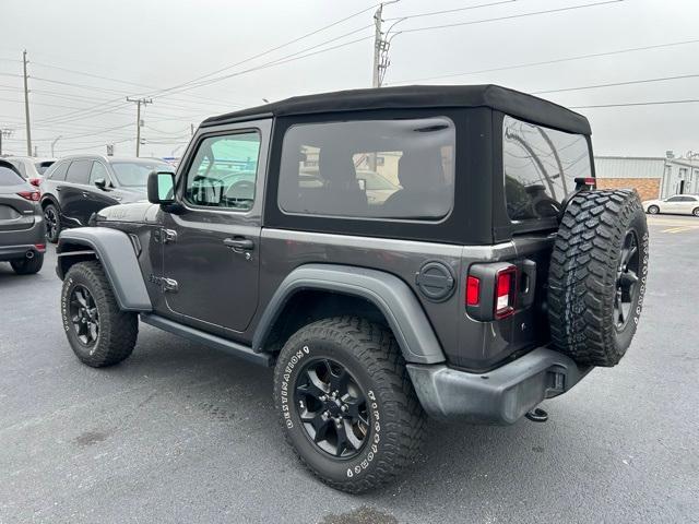 used 2020 Jeep Wrangler car, priced at $27,500