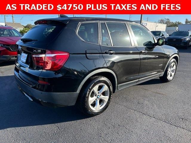 used 2012 BMW X3 car, priced at $4,750