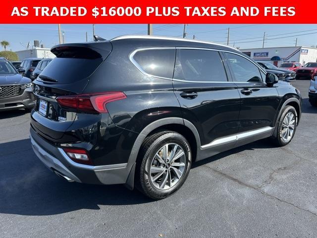 used 2020 Hyundai Santa Fe car, priced at $16,000