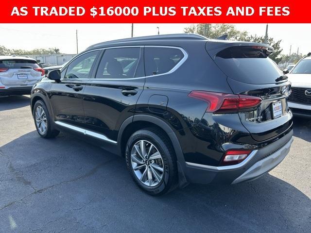 used 2020 Hyundai Santa Fe car, priced at $16,000