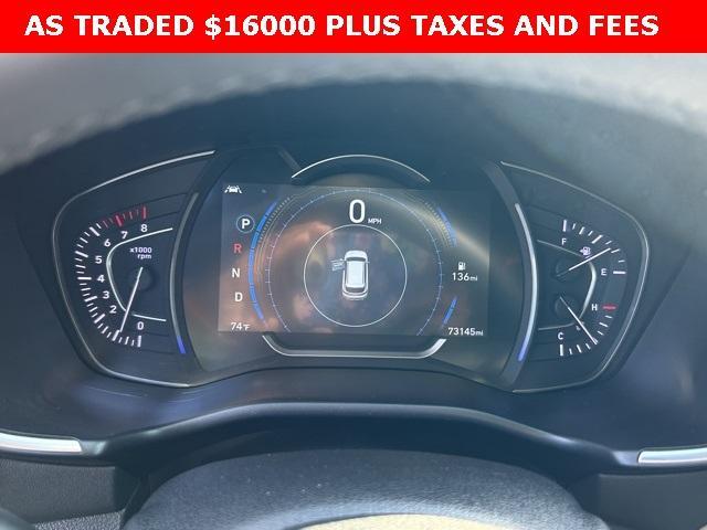 used 2020 Hyundai Santa Fe car, priced at $16,000