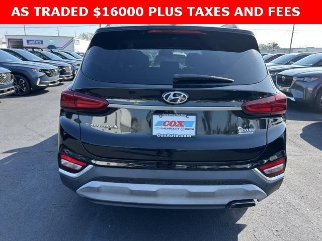 used 2020 Hyundai Santa Fe car, priced at $16,000